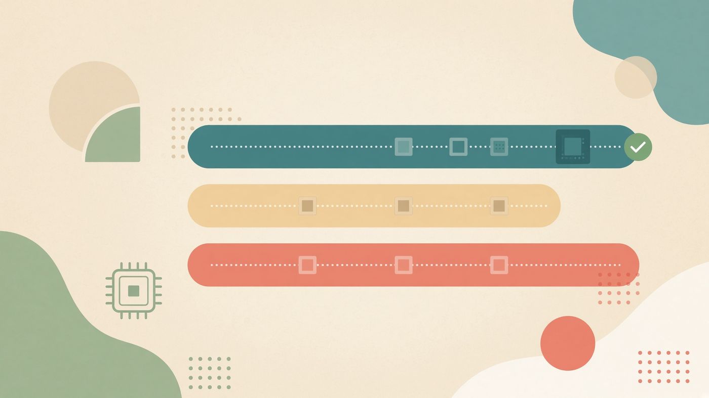 Flat illustration of fast storage lanes