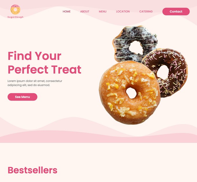 SugarDough — official Sitejet template