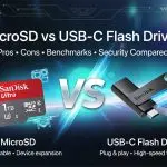 MicroSD vs USB-C Flash Drives